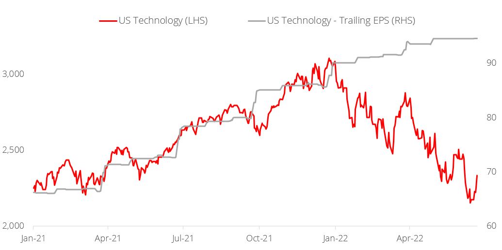 Figure 1: US Technology earnings stay resilient