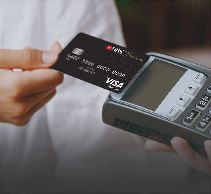 Utilize your DBS Treasures Debit Card and gain some rewards