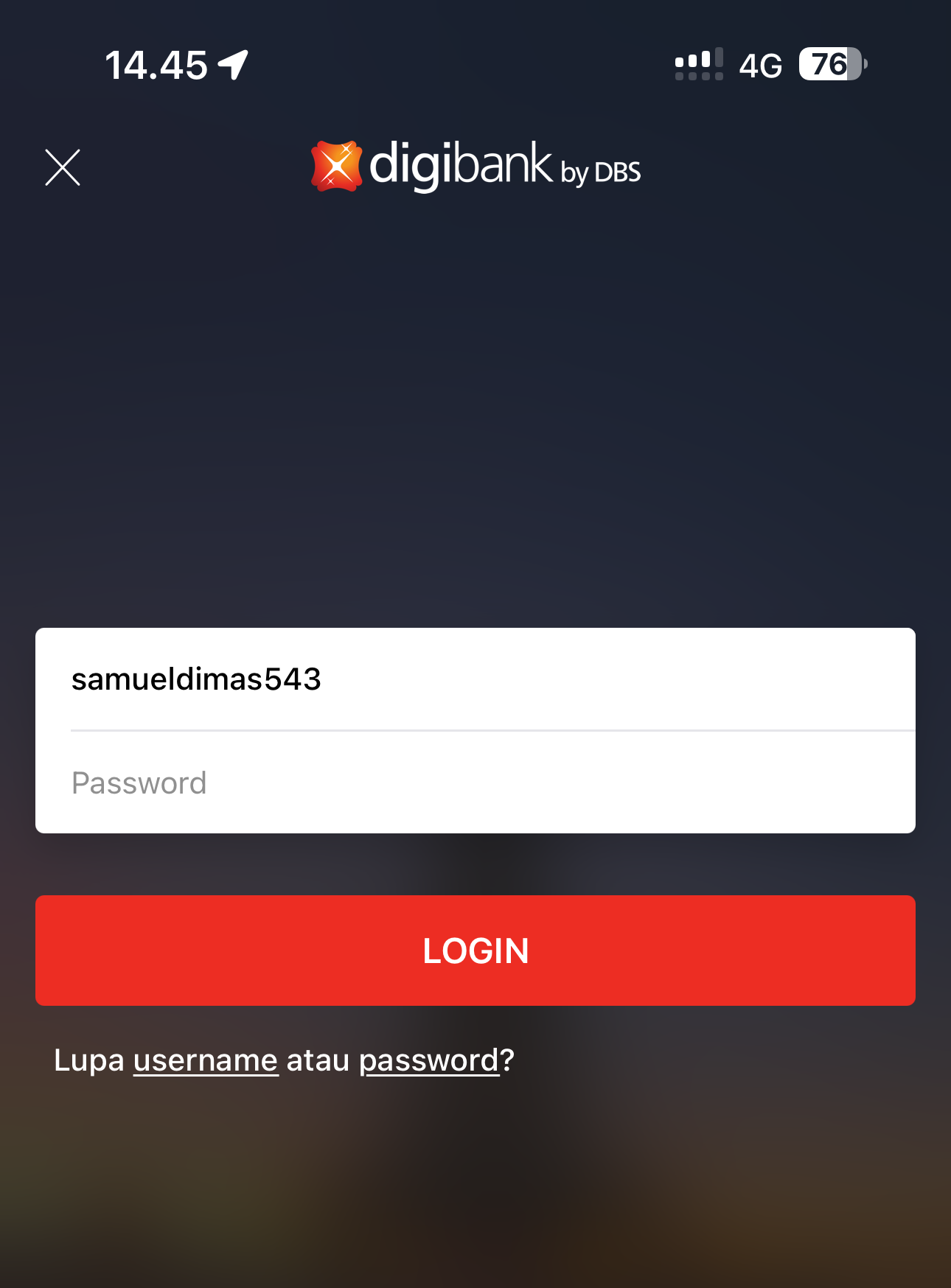 lupa password