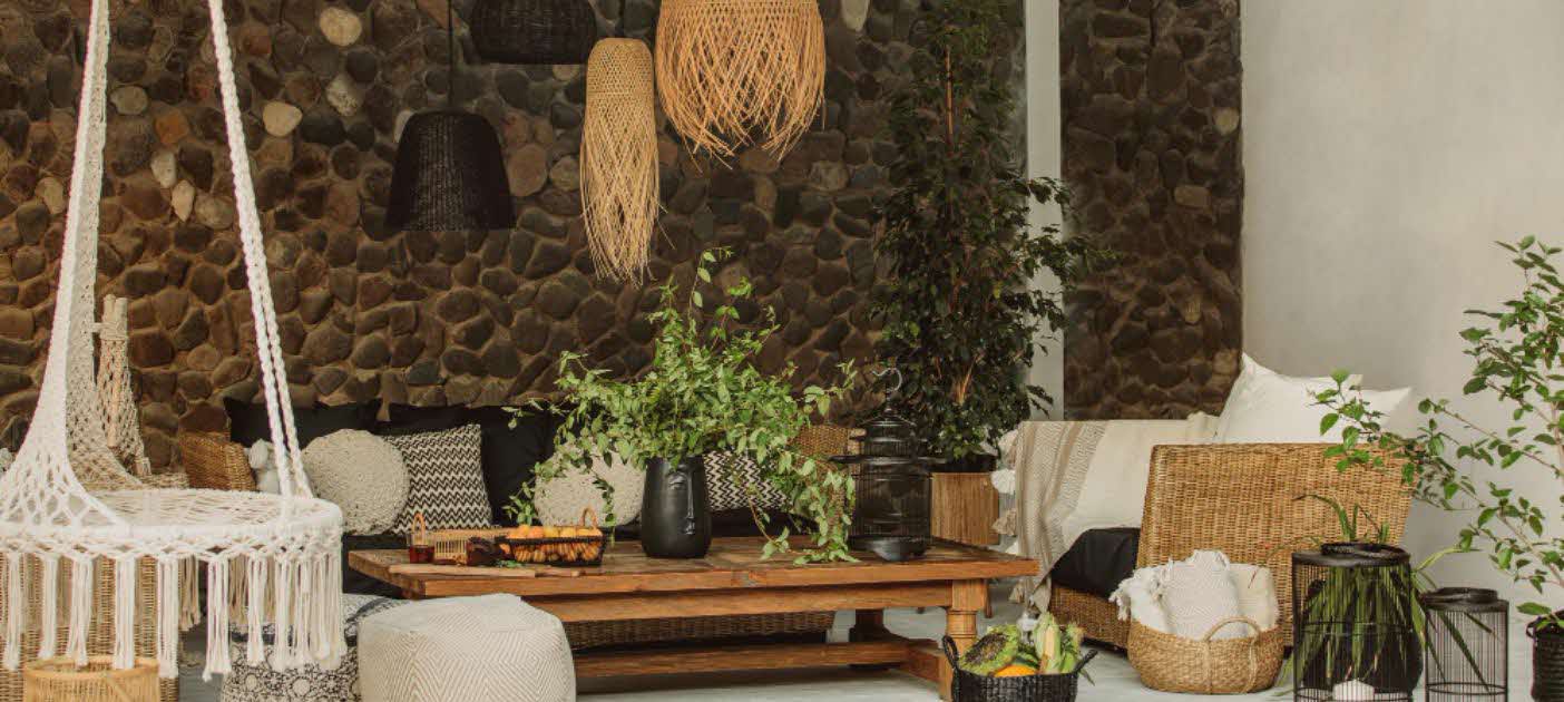 rumah bergaya bohemian