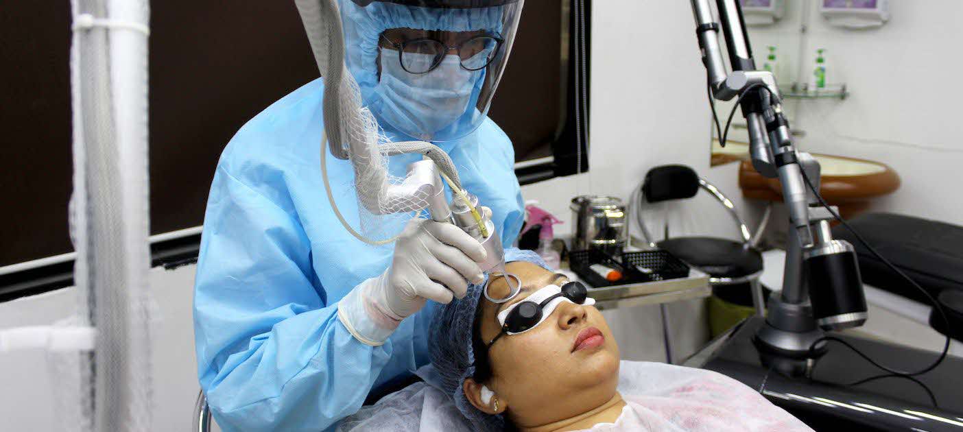 facial treatment