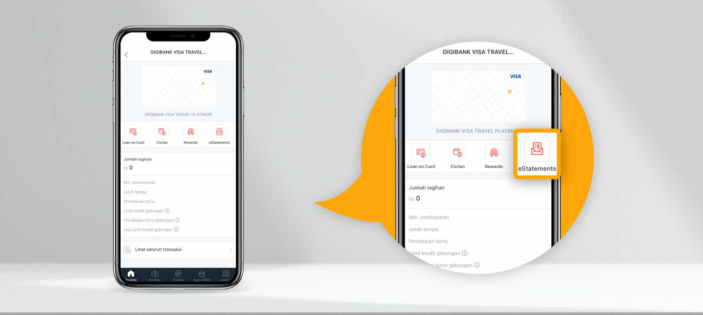 akses estatement kartu kredit