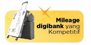 Kartu kredit digibank dengan poin mileage yang dapat ditukarkan untuk tiket pesawat, hotel, dan berbagai hadiah eksklusif perjalanan.