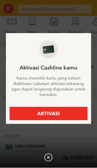 How to - Aktivasi Kartu digibank Cashline