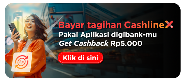 Cairkan Bayar via Tabungan CashlineX