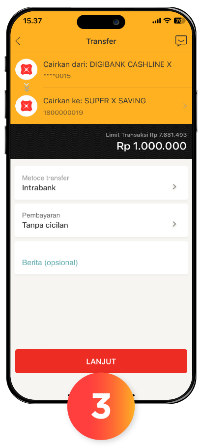 Cairkan Dana CashlineX