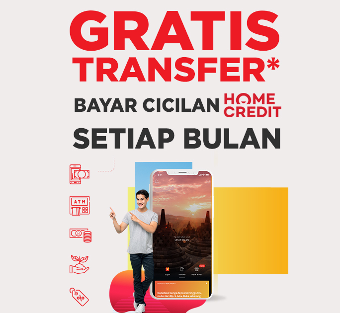 Bayar cicilan Home Credit setiap bulan dari Aplikasi digibank by DBS